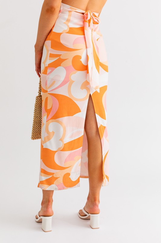 SLEEVELESS MIDI DRESS