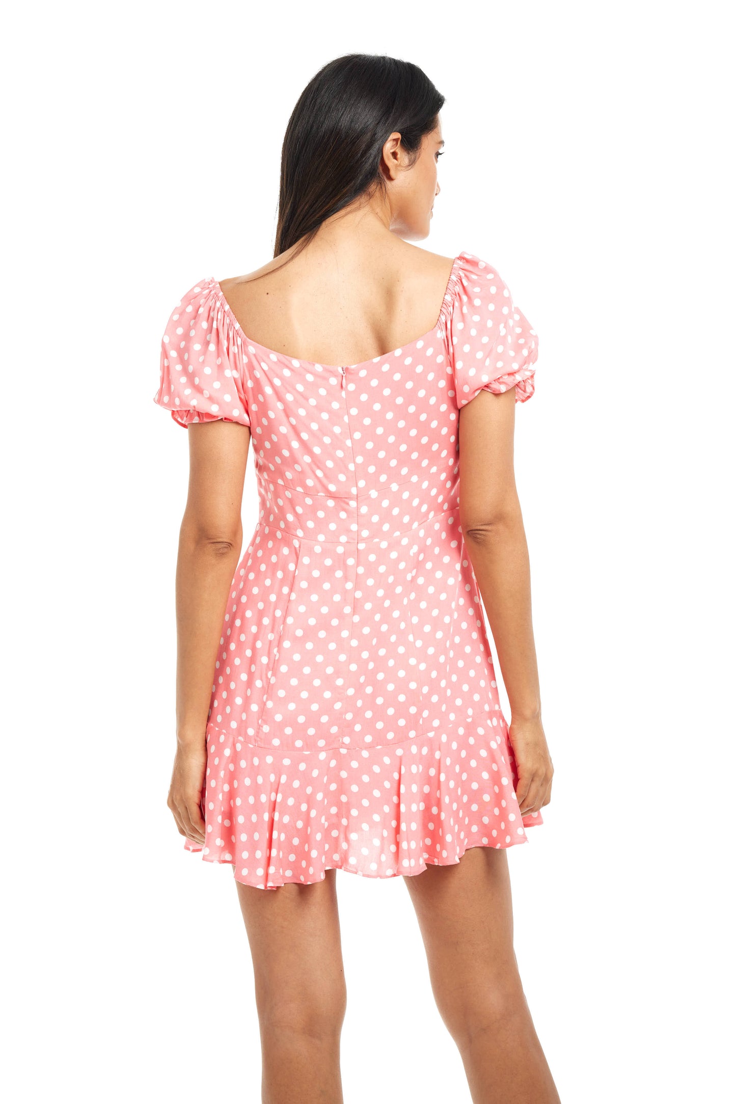 PINK GUAVA POLKA DOT DRESS (OG)