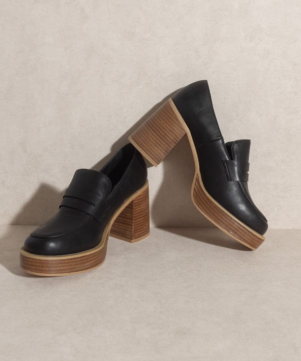 OASIS SOCIETY Hannah Platform Penny Loafers