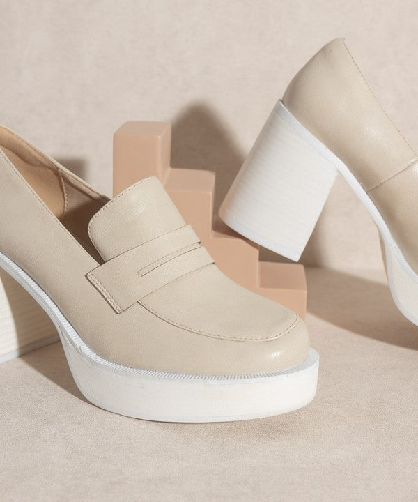 OASIS SOCIETY Hannah Platform Penny Loafers