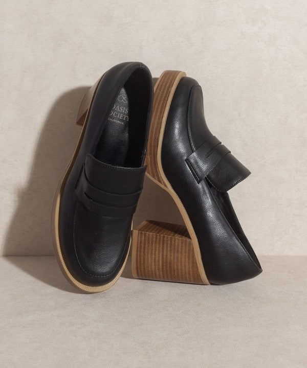 OASIS SOCIETY Hannah Platform Penny Loafers