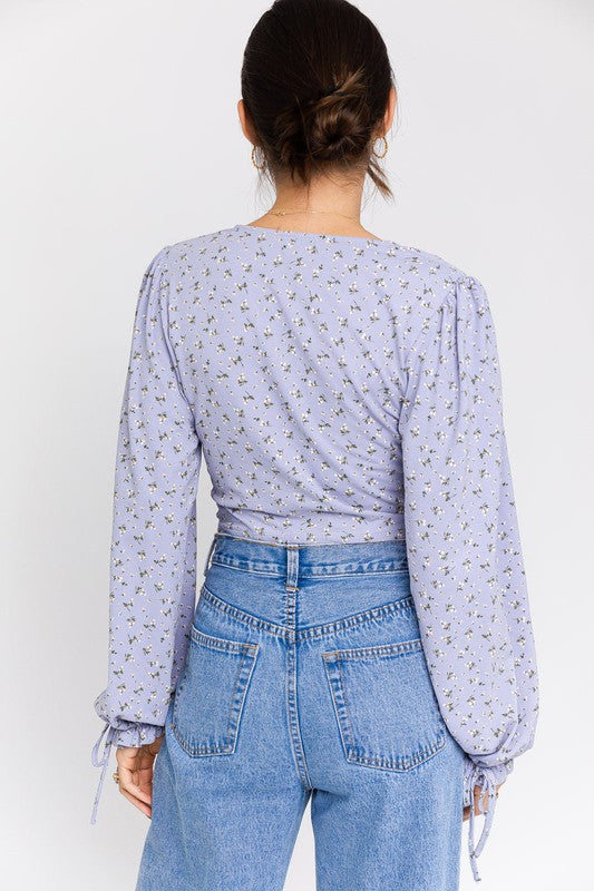 SAY SOMETHING LONG SLEEVE CROP TOP