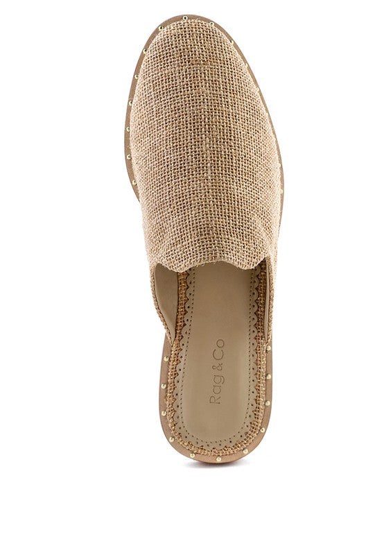 RAG & CO LIA CANVAS MULES