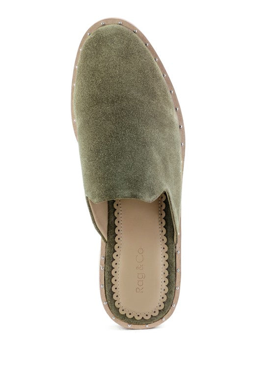 RAG & CO LIA CANVAS MULES