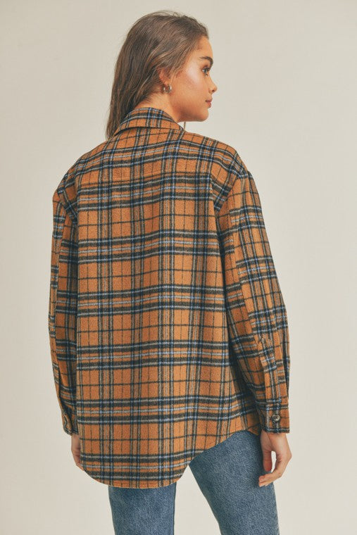 PLAID FLANNEL TOP