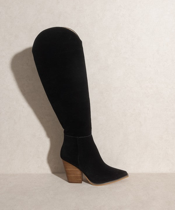 OASIS SOCIETY Clara Knee High Western Boots