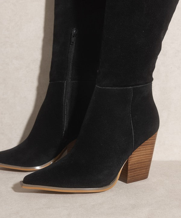 OASIS SOCIETY Clara Knee High Western Boots