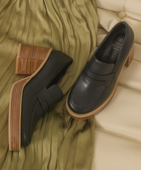 OASIS SOCIETY Hannah Platform Penny Loafers