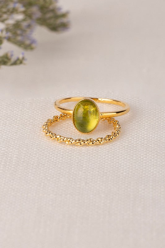 Stone ring set