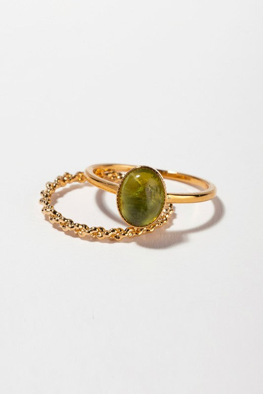 Stone ring set