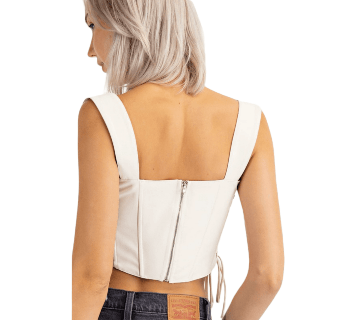 Florence crop top - guavaberry