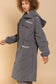 Long Padded Jacket With Hoodie