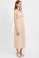 SPAGHTETTI STRAP MAXI DRESS