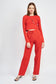 LONG SLEEVE ASYMMETRIC BUTTON UP TOP