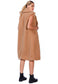 Sleeveless Double Breasted Teddy Coat