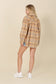 BEFORE I GO PLAID JACKET WITH POCKETS