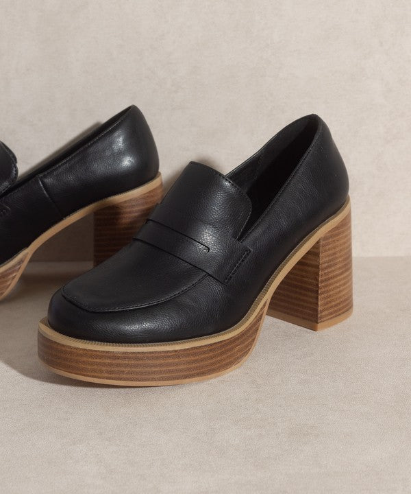 OASIS SOCIETY Hannah   Platform Penny Loafers