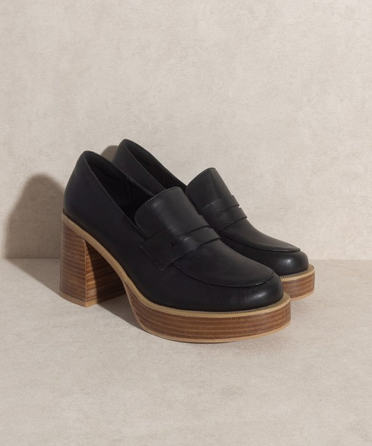 OASIS SOCIETY Hannah   Platform Penny Loafers