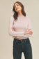 Lettuce Edge Long Sleeve Knit Top