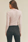 Lettuce Edge Long Sleeve Knit Top