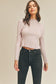 Lettuce Edge Long Sleeve Knit Top
