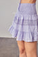 PICNIC TIME LACE TRIM DETAIL SKIRT