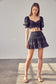 PICNIC TIME LACE TRIM DETAIL SKIRT