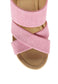 GERD BLOCK HEELED SUEDE SLIP-ON SANDAL