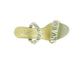 QUALIE GATHERED AROUND SLIP-ON HEELED SANDAL