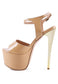 BEWITCH ULTRA HIGH HEELED ANKLE STRAP SANDAL