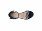 CARLA GOLD STACKED HEEL SANDAL