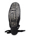 KUBA AFRICAN INTRICATE EMBROIDERY BLACK MULES