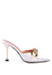 DRIPPIN HOT BUCKLED HIGH HEEL SLIDE SANDALS