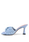 CELIE WOVEN STRAP MID HEEL SANDALS