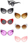 Retro High Pointed Fashion Cat Eye Sunglasses