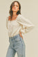 Square Neck Long Sleeve Bodysuit