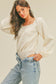 Square Neck Long Sleeve Bodysuit