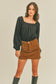 Square Neck Long Sleeve Bodysuit