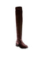 RUMPLE Velvet Over The Knee Clear Heel Boots