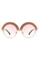 Women Round Irregular Rainbow Fashion Sunglasses