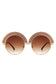 Women Round Irregular Rainbow Fashion Sunglasses