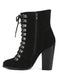 GOOSE FEATHER Antique High Heeled Ankle Boot