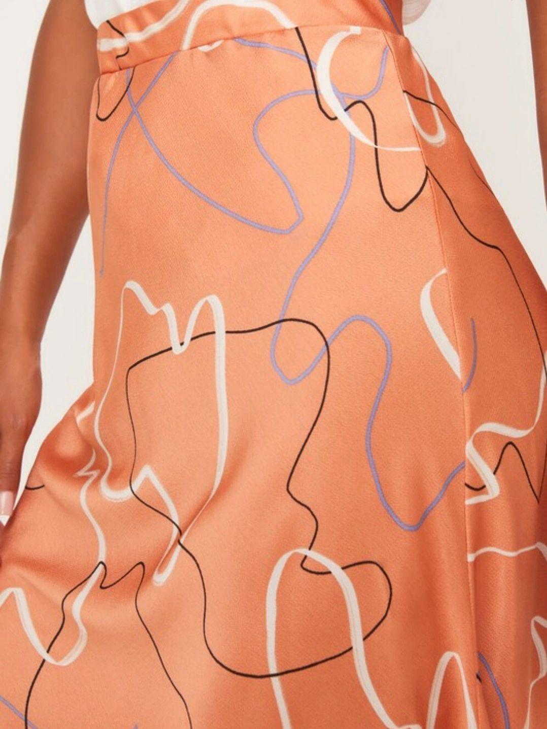 Barbados midi skirt - guavaberry