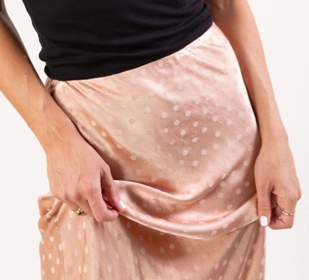 Trinidad midi skirt - guavaberry