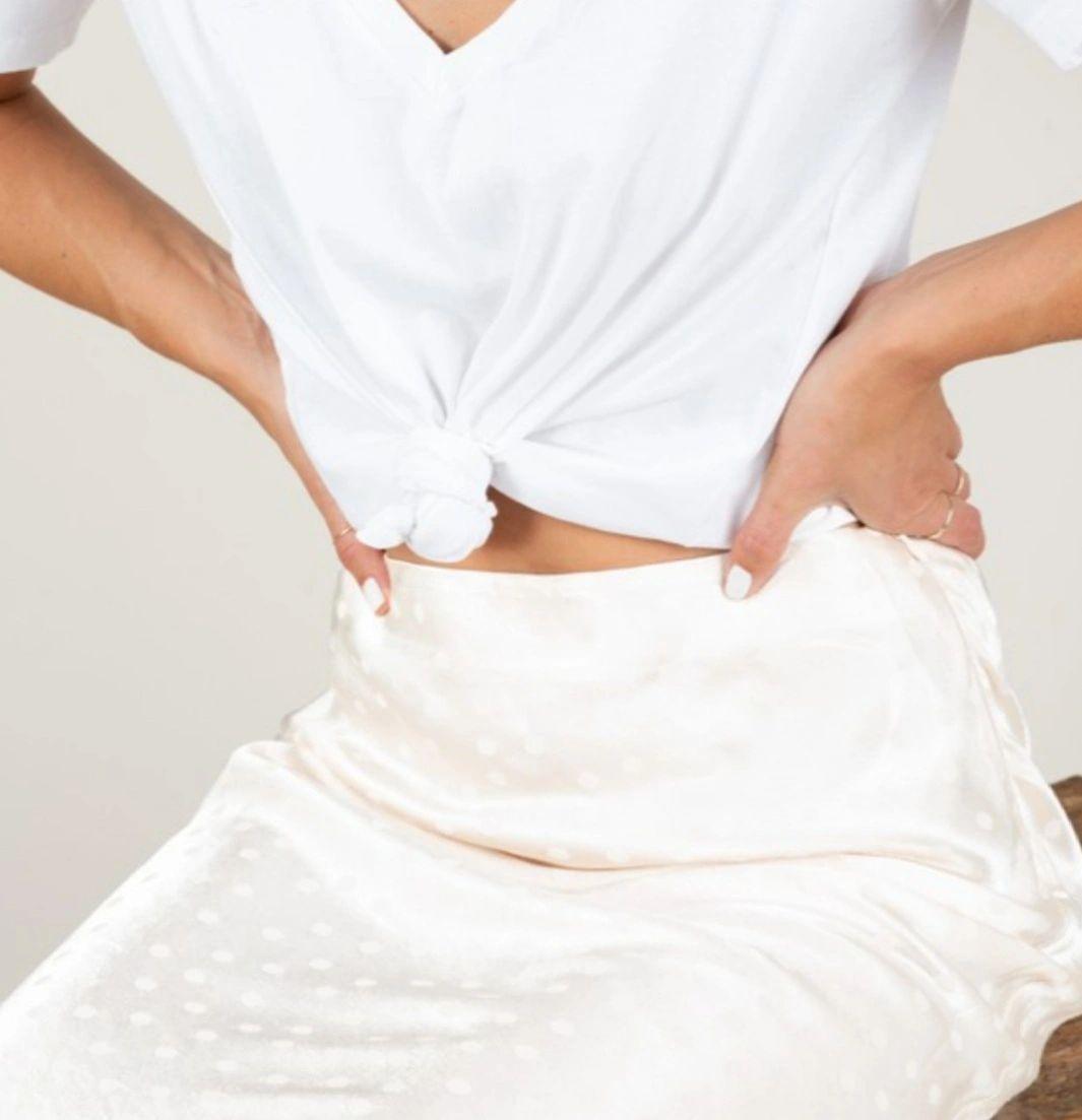 Trinidad midi skirt - guavaberry