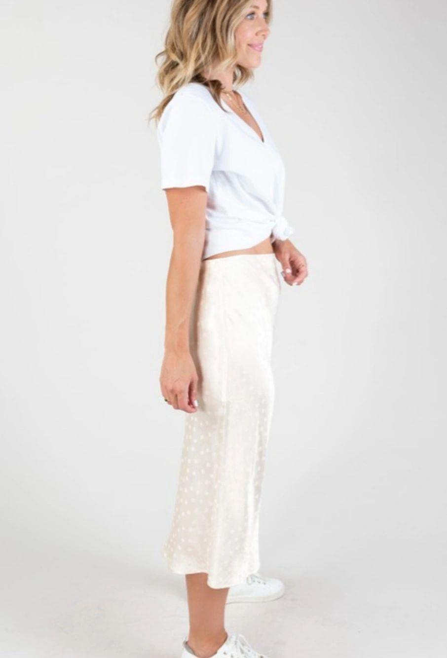 Trinidad midi skirt - guavaberry