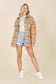 BEFORE I GO PLAID JACKET WITH POCKETS