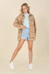 BEFORE I GO PLAID JACKET WITH POCKETS
