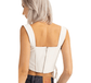 Florence crop top - guavaberry