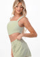 Capri crop top - guavaberry
